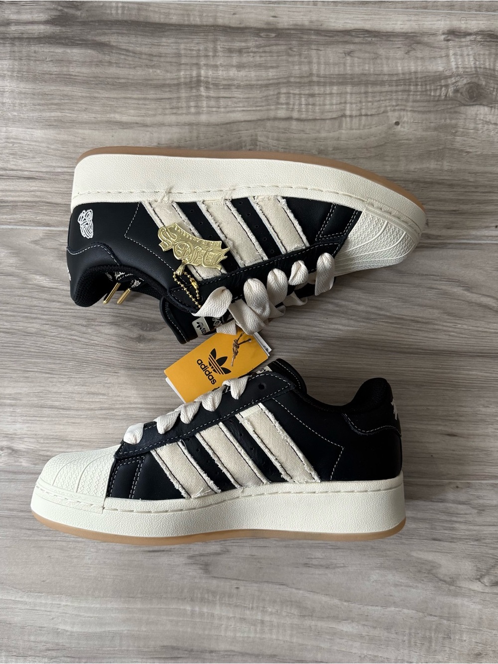 Adidas Superstar XLG ‘Dios-Black White’ HQ7248 New with box